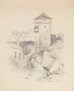 Bir Köyde Kule by Francis Augustus Lathrop