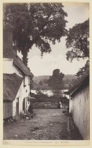 31. Exeter, Kontes Weir'deki Kulübeler, 186094. by Francis Bedford