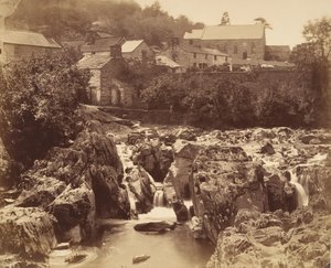Pont y çiftine, Bettws-y-Coed, Kuzey Galler, 1856. by Francis Bedford