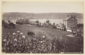 Bangor, Garth Pleasure Grounds ve İskele by Francis Bedford