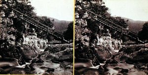 Bettws-y-Coed, Madenci Köprüsü (fotoğraf) by Francis Bedford