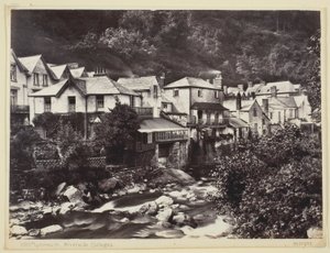 Lynmouth, Riverside Kulübeleri by Francis Bedford
