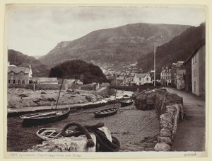Lynmouth, Rıhtımdaki Köy, 186094. by Francis Bedford