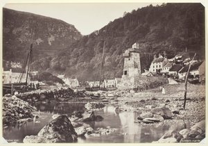 Denizden Lynmouth, 186094. by Francis Bedford