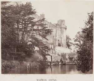 Warwick Kalesi, 1857 dolayları (albüm baskısı) by Francis Bedford