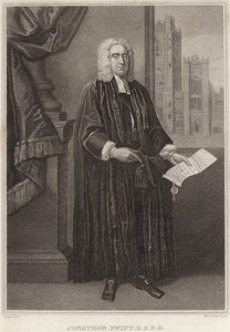 Jonathan Swift'in Portresi by Francis Bindon