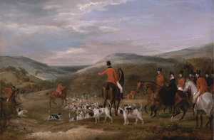 Berkeley Avı, 1842: Buluşma by Francis Calcraft Turner
