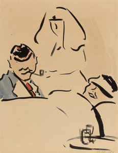 başucu görgü by Francis Campbell Boileau Cadell