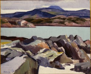 Ben More, yukarıdan Port Beag na Sligeanach (tuval üzerine yağlı boya) by Francis Campbell Boileau Cadell