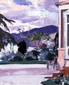 Myrtle Park Cove, Argyll (panelde yağ) by Francis Campbell Boileau Cadell