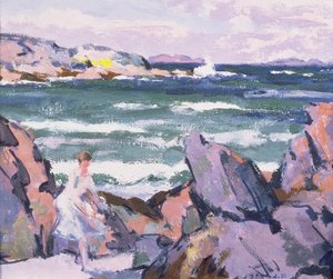 Kuzey Rüzgarı, Iona (Yıkanan) by Francis Campbell Boileau Cadell