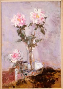 Cam Vazoda Pembe Güller by Francis Campbell Boileau Cadell