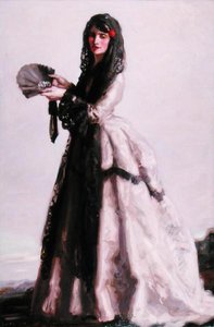 İspanyol Bayan by Francis Campbell Boileau Cadell