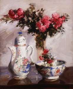 Famille Rose Cezve by Francis Campbell Boileau Cadell