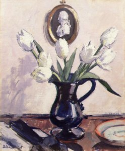 Laleler, c.1920 (panel üzerine yağlı boya)