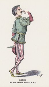 Romeo, Rt Hon George Wyndham (renkli taş) by Francis Carruthers Gould
