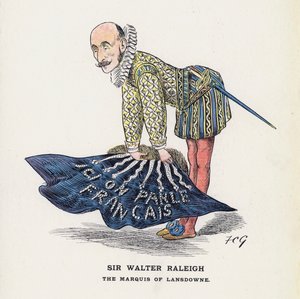 Sir Walter Raleigh, Lansdowne Markisi (renkli taş) by Francis Carruthers Gould