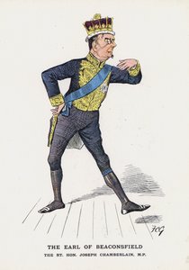 Beaconsfield Kontu, Rt Hon Joseph Chamberlain (renkli taş) by Francis Carruthers Gould