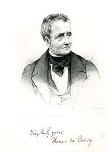 Howie tarafından bir dagerreyotipi fotoğraftan Thomas de Quincey (1785-1859), by Francis Croll