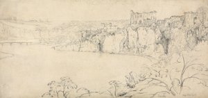 Wye'daki Chepstow Kalesi by Francis Danby