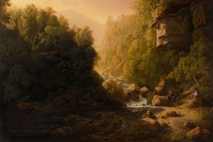 dağ sel by Francis Danby