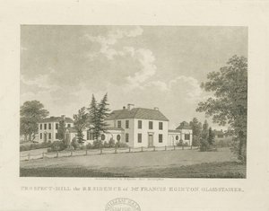 Soho - Francis Eginton'un Evi: aquatint gravür, nd [c 1798] (baskı)