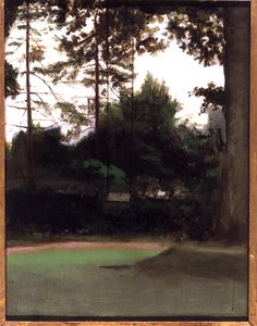 Bahçeden Bir Köşe, 1890 dolayları (tuval üzerine yağlı boya) by Francis Foster