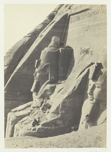 Abou Simbel, Nübye, 1857. by Francis Frith