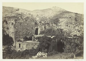 Banias, Antik Caesarea, Philippi, 1857 by Francis Frith