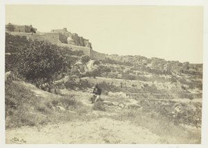 Doğuş Kilisesi ile Beytüllahim by Francis Frith