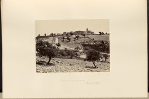 Yükseliş Kilisesi, Zeytin Dağı by Francis Frith