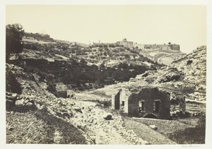 En-Rogel Duvarından Kudüs, 1857. by Francis Frith