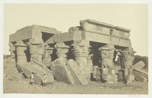 Koum Ombo, Yukarı Mısır, 1857. by Francis Frith