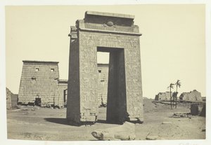 Heykel Geçidi, Karnac, 1857. by Francis Frith