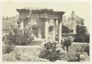 Dairesel Tapınak, Baalbec, 1857.
