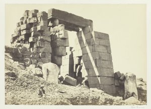 Granit Pilon, Teb by Francis Frith