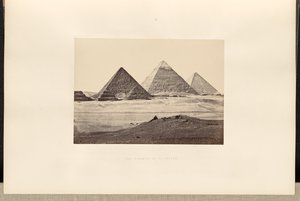 El-Geezeh Piramitleri by Francis Frith