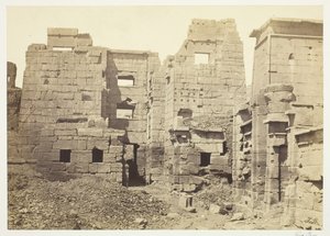 Tapınak Sarayı, Medinet-Haboo, c. 1857.