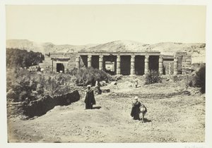 Goorneh Tapınağı, Thebes, 1857.