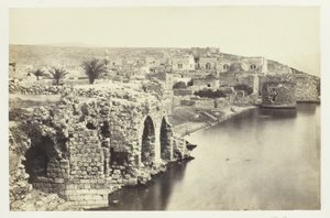 Tiberius Kasabası ve Gölü, Güneyden by Francis Frith