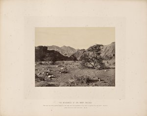 Günahın Vahşi Doğası (Wady Shellal) by Francis Frith