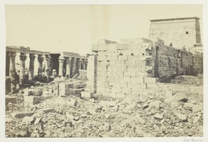 Philæ Adası'nda Görüntüle by Francis Frith
