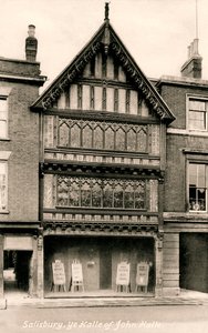 John Halle Hall, Salisbury, Wiltshire, 20. yüzyılın başlarında. by Frith and Co