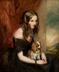 Hon portresi. Selina Weld Forester, Vikontes Newport ve daha sonra Bradford Kontesi (1819-1894), c.1839-78 (gemide petrol) by Francis Grant