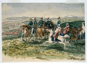 Cambridge Dükü komutasındaki Ömer Paşa ve Mareşal St Arnaud tarafından Aladyn