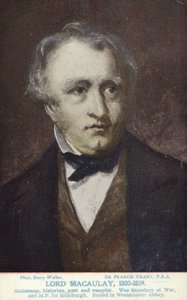 ಥಾಮಸ್ ಬಾಬಿಂಗ್ಟನ್ ಮೆಕಾಲೆ (1800-1859), ಇಂಗ್ಲಿಷ್ ರಾಜಕಾರಣಿ ಮತ್ತು ಇತಿಹಾಸಕಾರ ಟರ್ಕ್