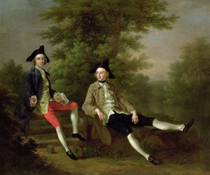David Garrick (1717-79) (solda) ve Felbrigg