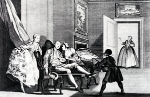 Bir Öpücük Çalmak, c, 1743 by Francis Hayman