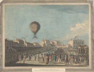 İngiltere'deki İlk Balon Yükselişi, Eylül 1784, Moorfields Topçu Sahasından