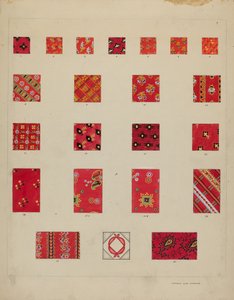 Baskılı Kapitone Yamalar by Francis Law Durand